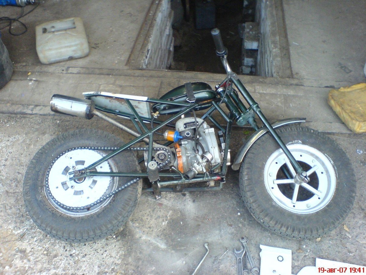 Мото самоделки с двигателем Лифан