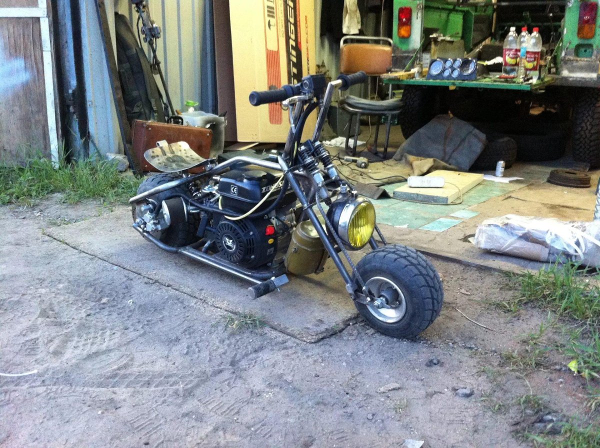 Мото самоделки с двигателем Лифан
