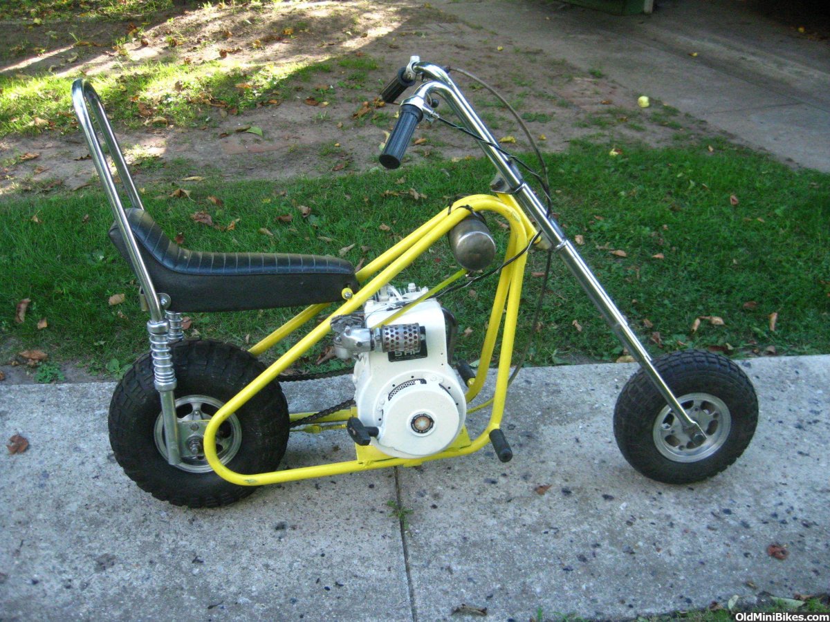 Самокат с мотором от триммера