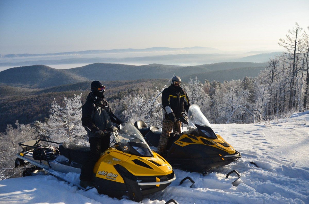 Поездка на снегоходе