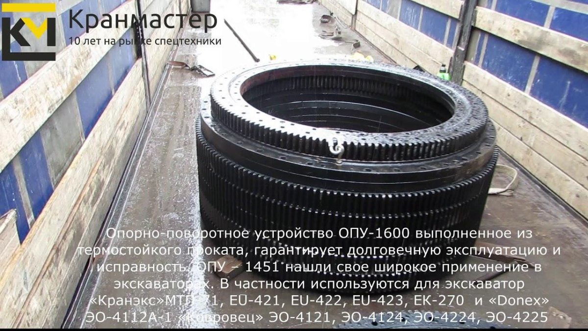 Опорно поворотный подшипник