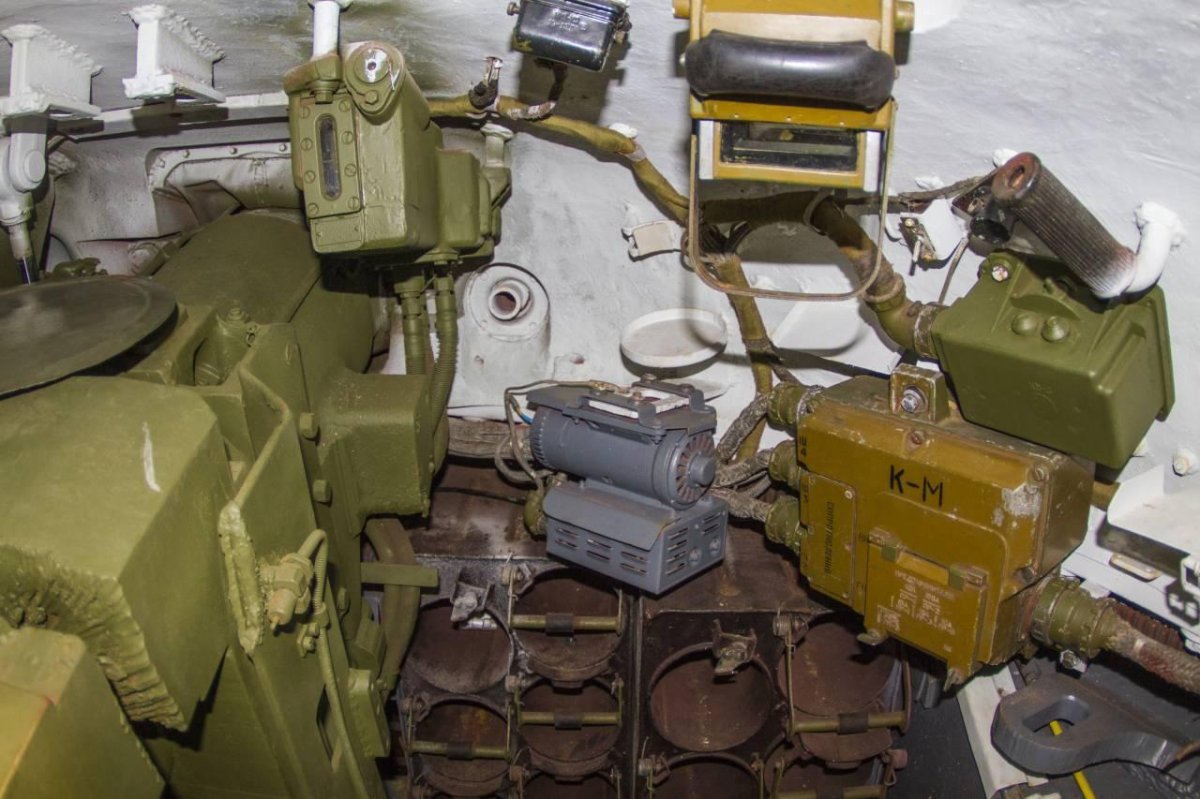 Танк т-62 внутри