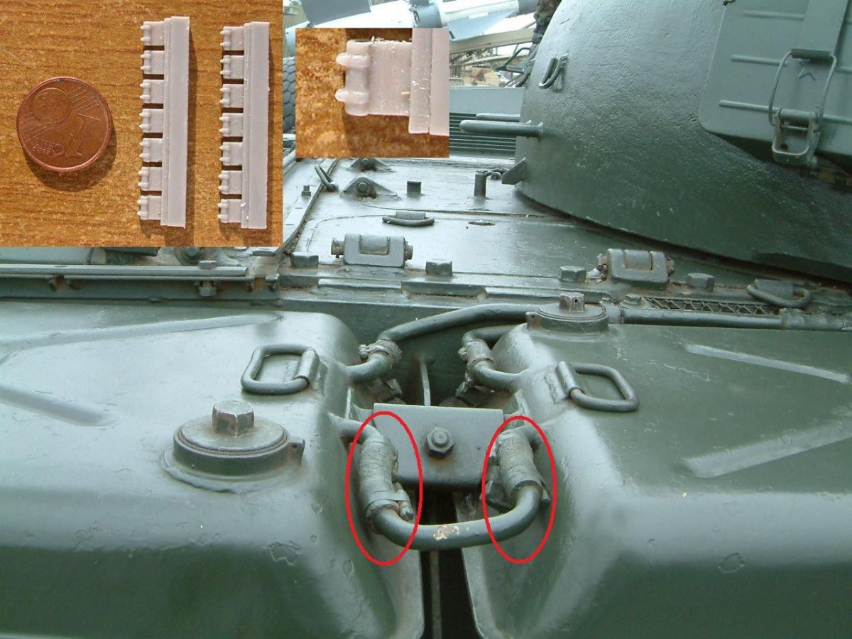 Т54 танк топливные баки