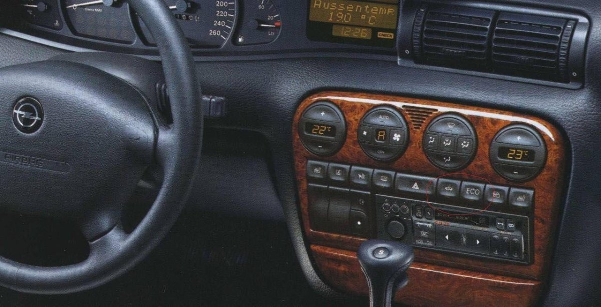 Кнопки Opel Omega b