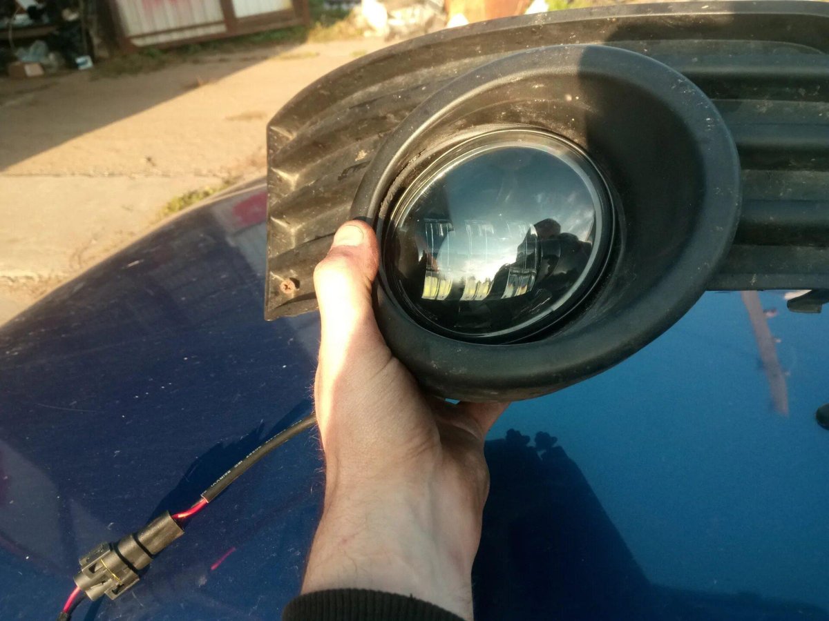 Led ПТФ на Ховер н3