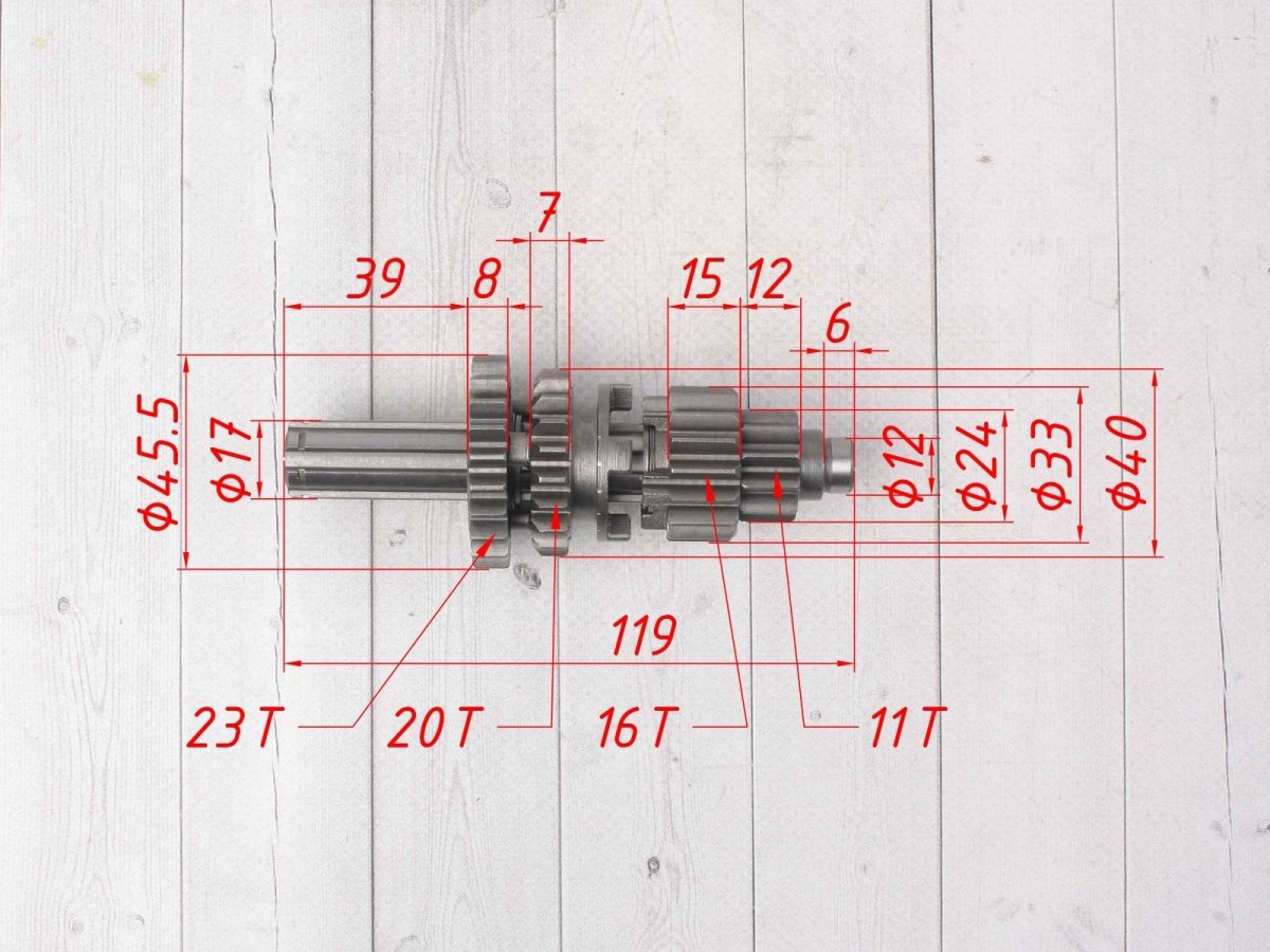 Первичный вал ИЖ Юпитер 5