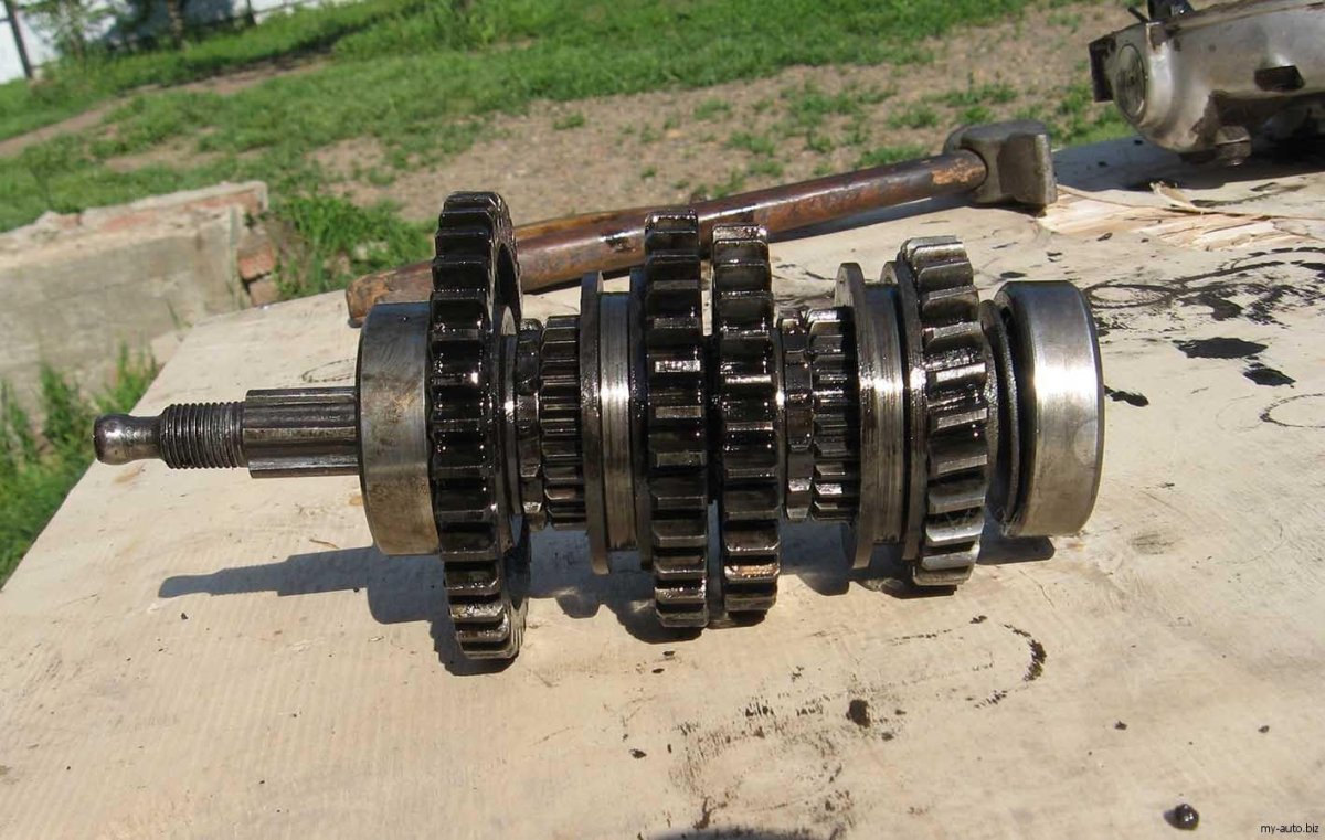 Сборка вторичный вал КПП мотоцикл Урал