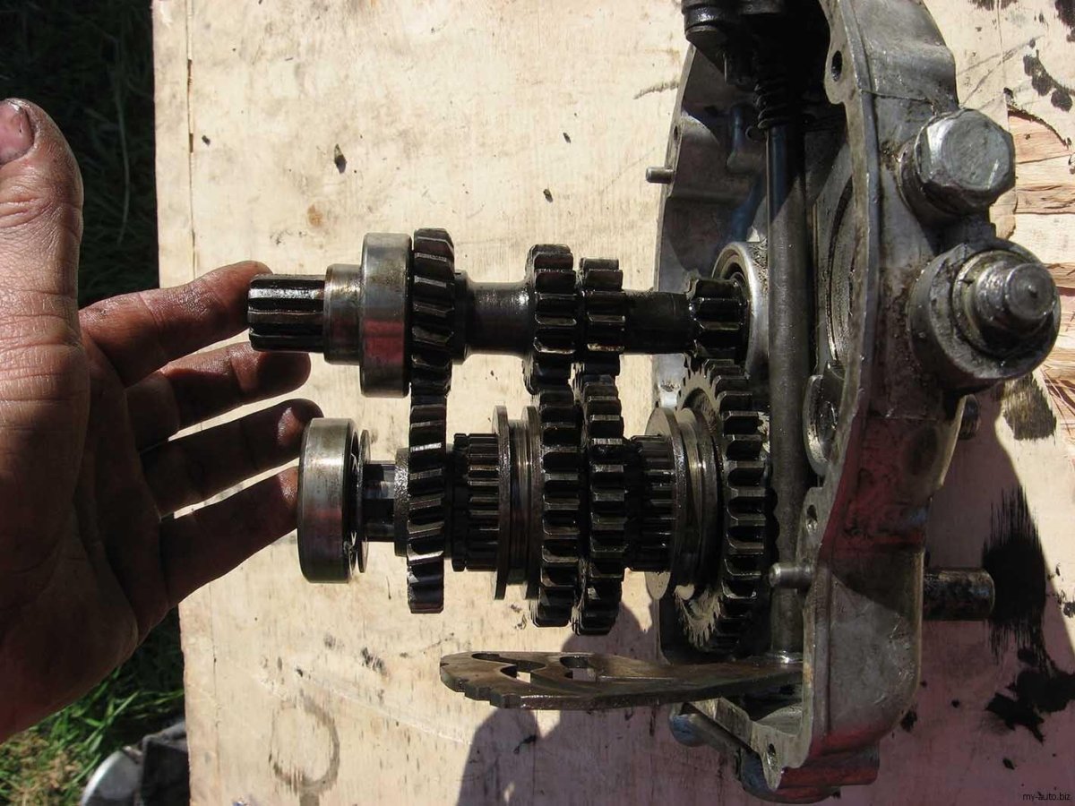 Сборка КПП мотоцикла Урал