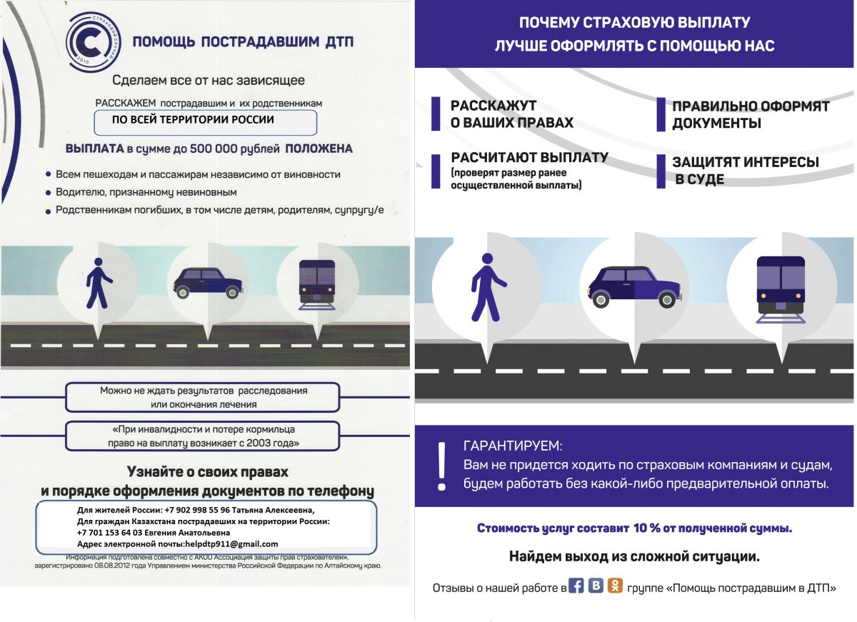 Выплаты пострадавшим в ДТП