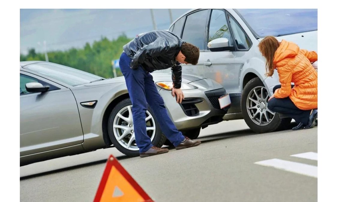 При дорожно-транспортном происшествии