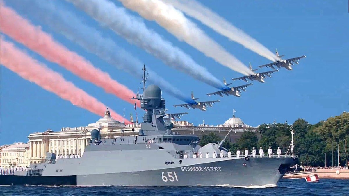 Парад ВМФ В Санкт-Петербурге 2017