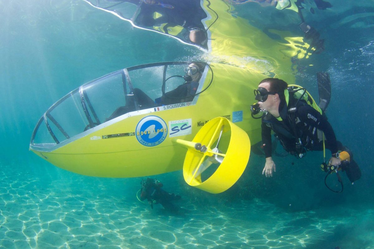 Аппарат для погружения под воду