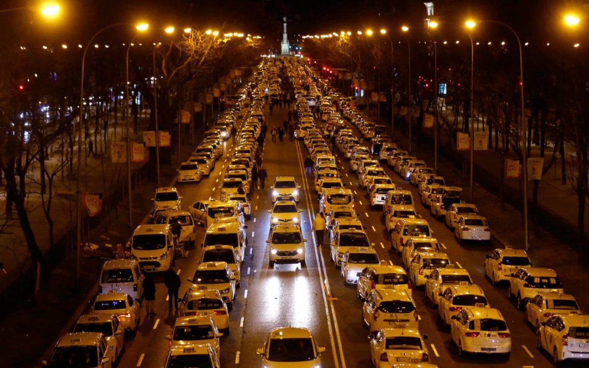 Пробка из такси