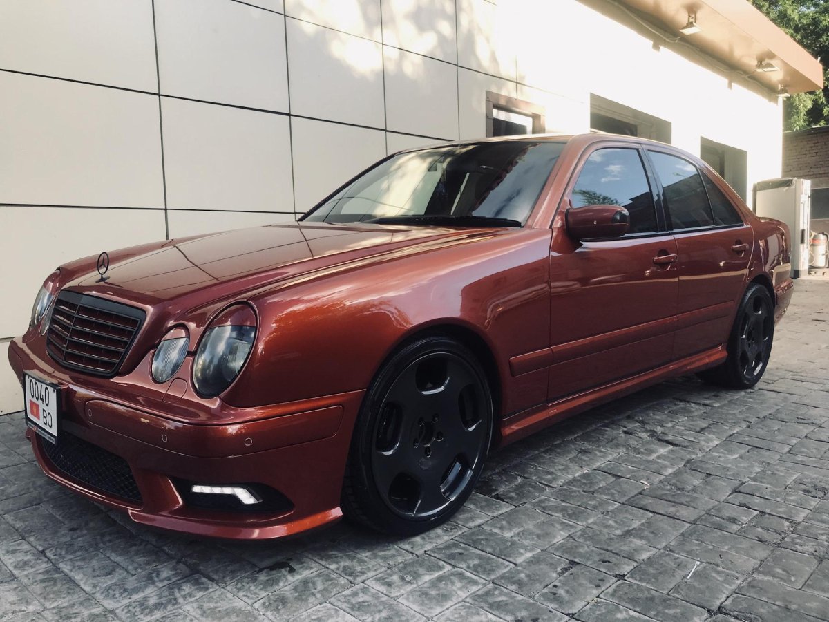 Мерседес w210 красный