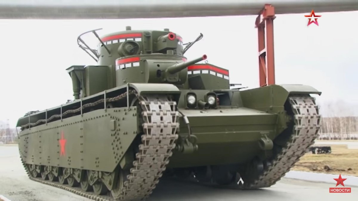 Пятибашенный танк т-35