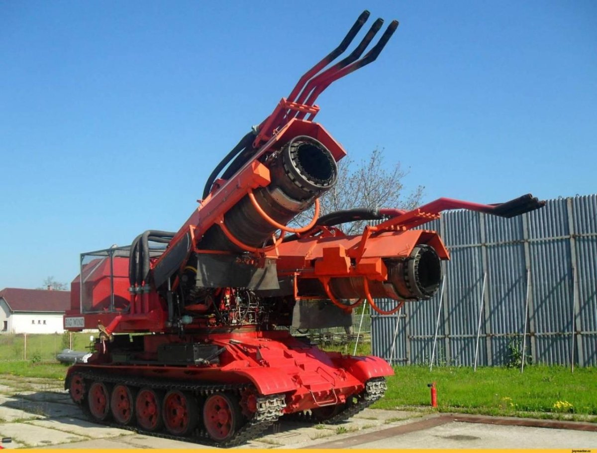 Танк т-55 пожарный