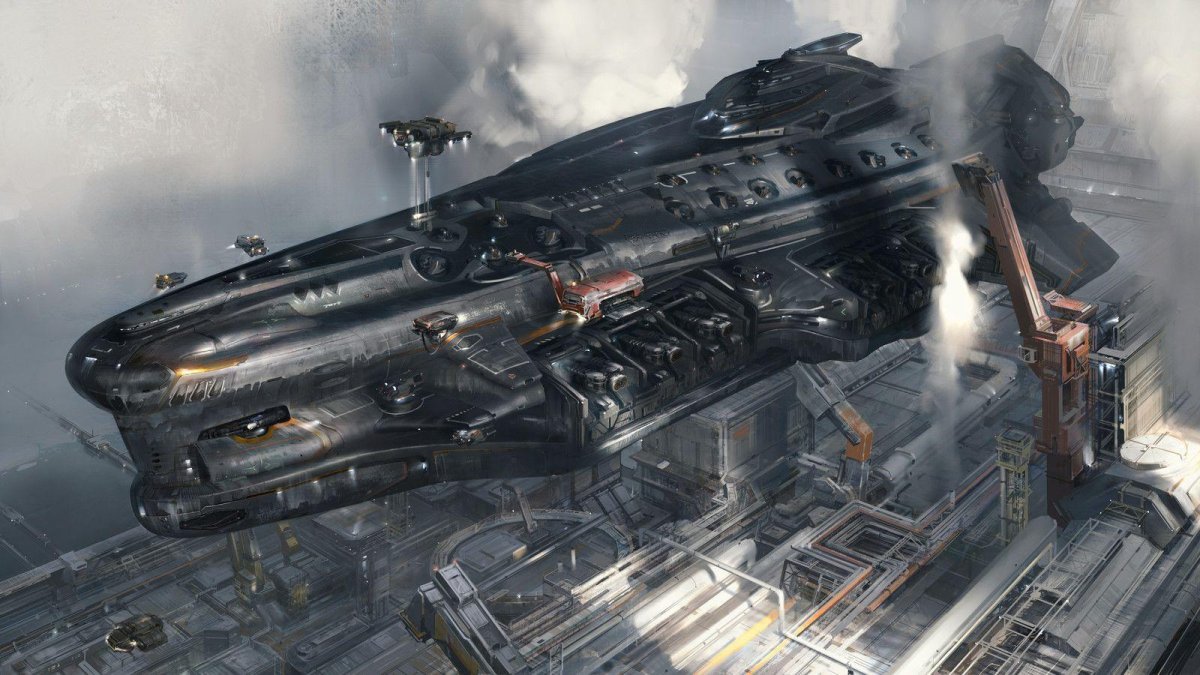 Космические корабли Sci Fi дредноут