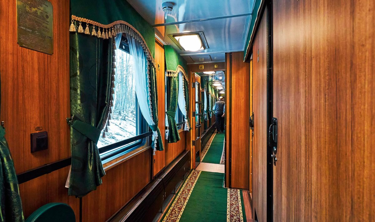 Ретропоезд Рускеала вагоны