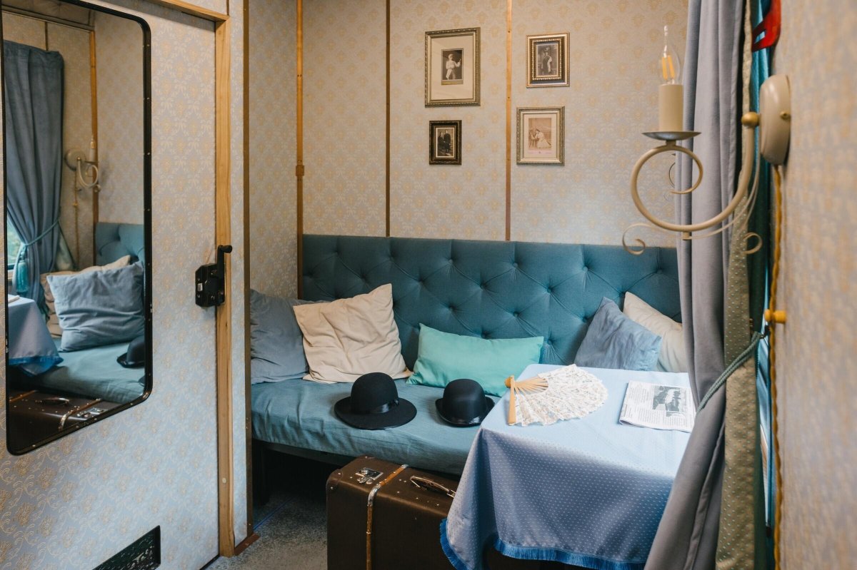 Ретропоезд Рускеала вагоны