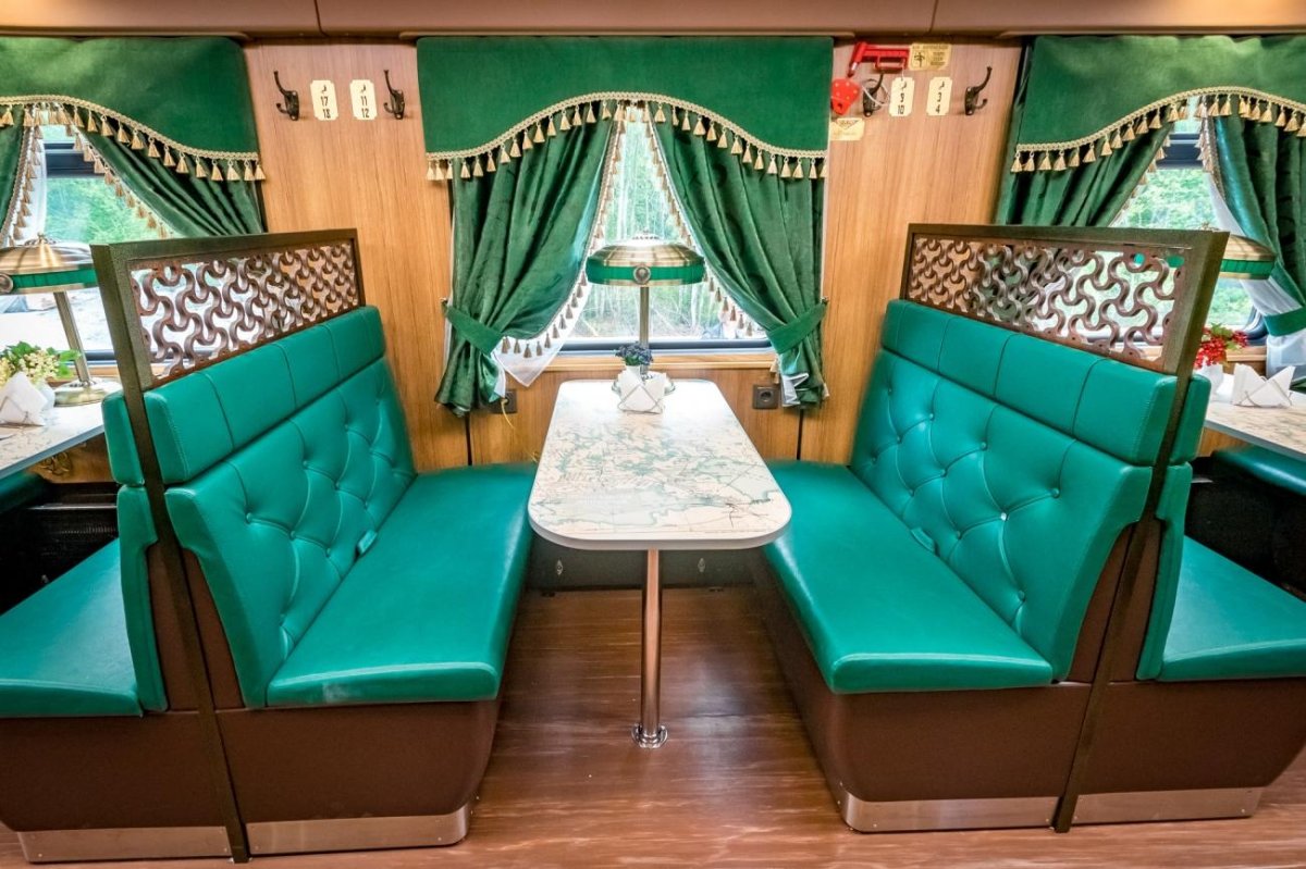 Ретропоезд Рускеала