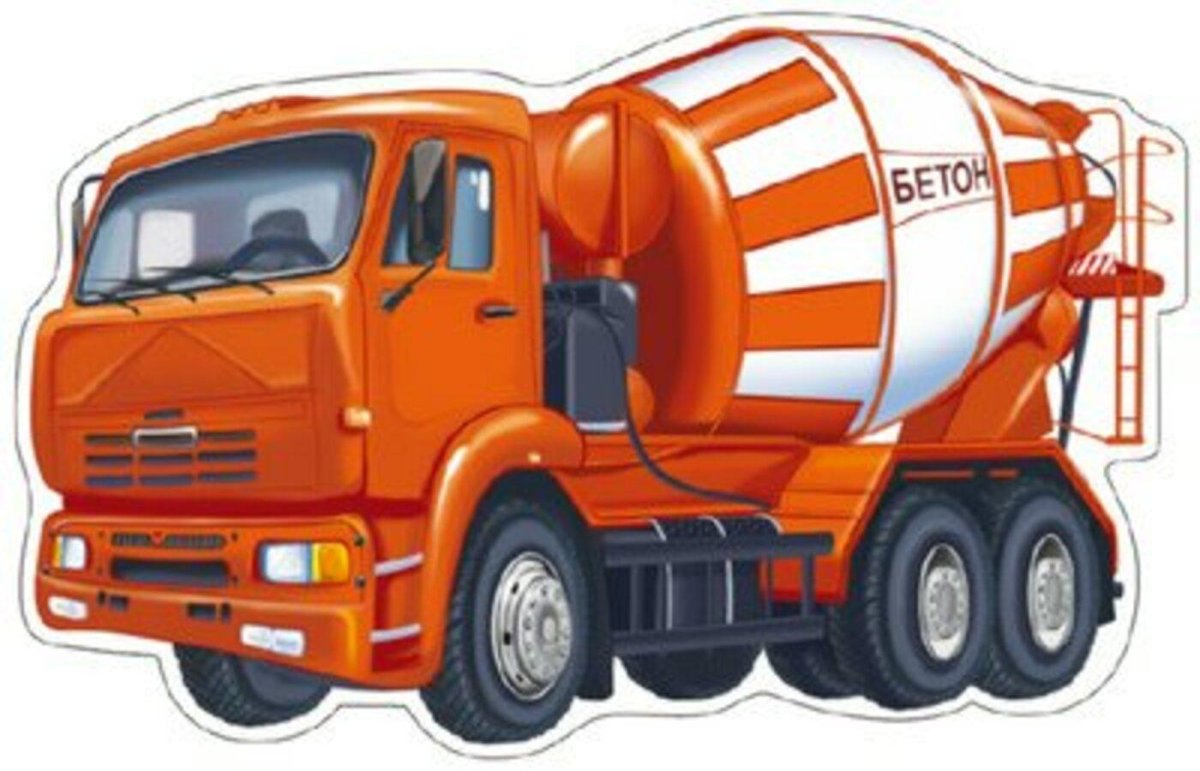 Бетоновоз вектор