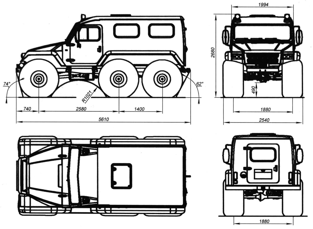 Вездеход Трэкол 39294