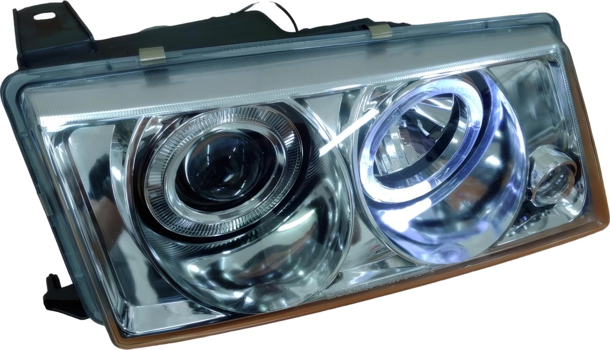 Комплект передних фар Автостор avt2715 для ВАЗ 2110 (линзы)