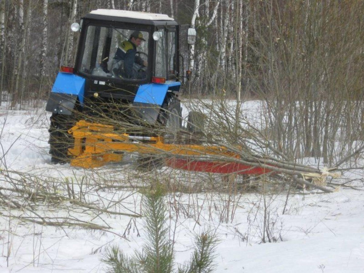 Кусторез на МТЗ 82