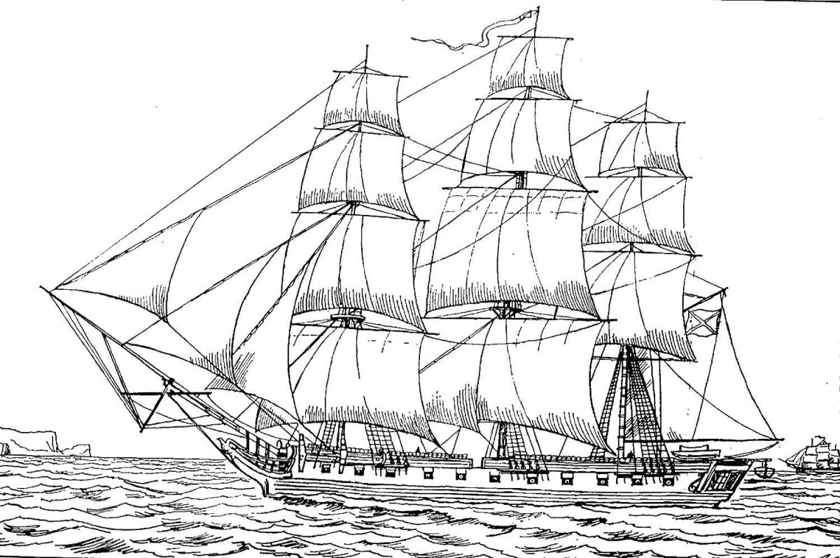 Фрегат Каравелла Бриг Корвет клипер