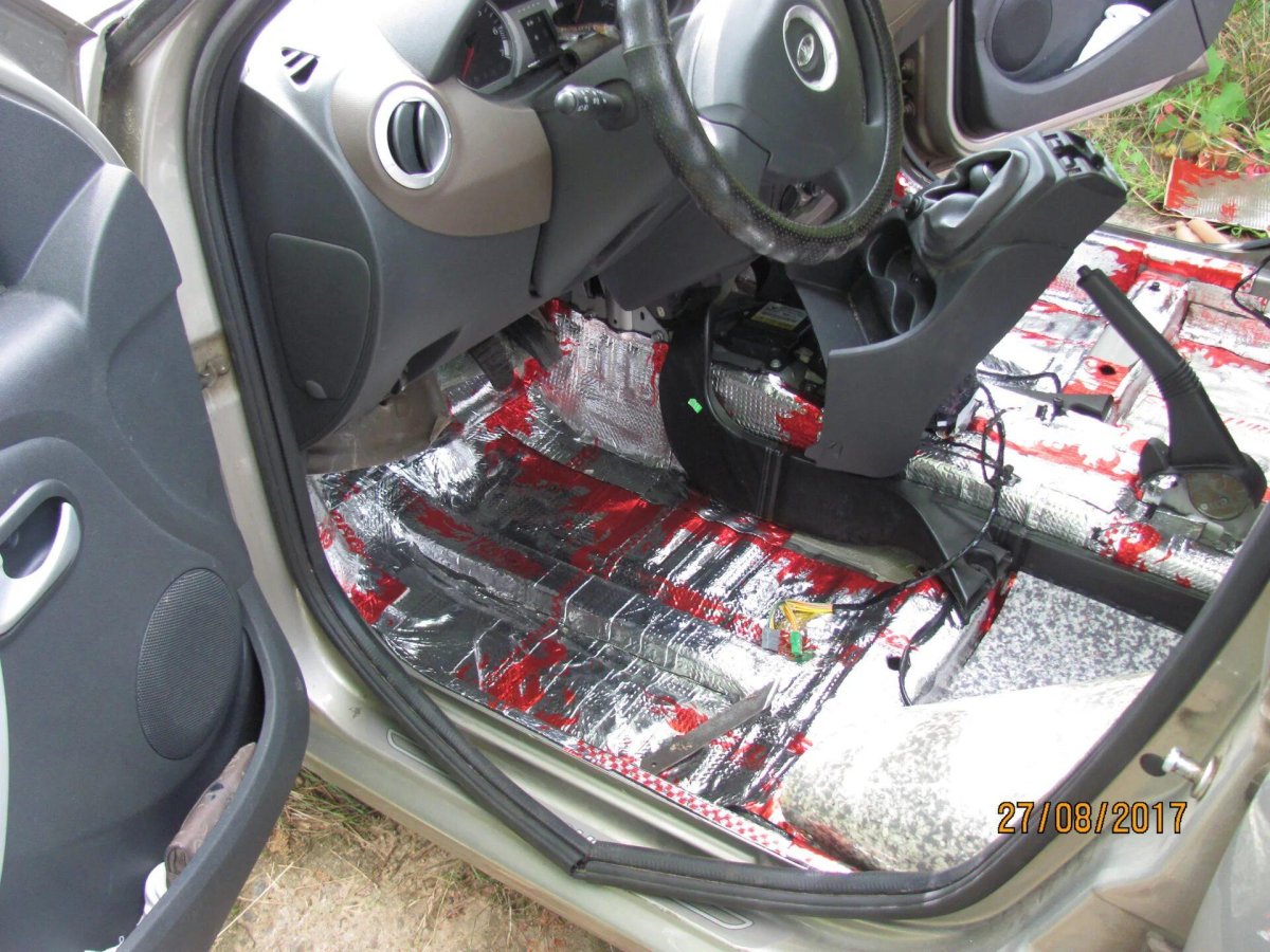 Lada Largus шумоизоляция