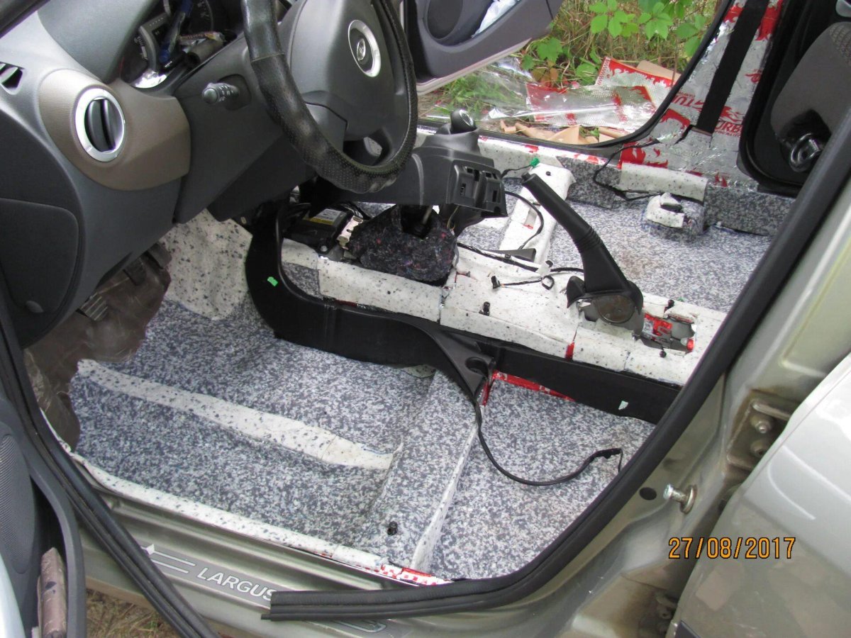 Lada Largus шумоизоляция