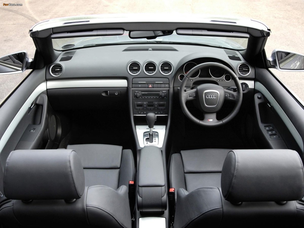 Ауди а4 кабриолет салон
