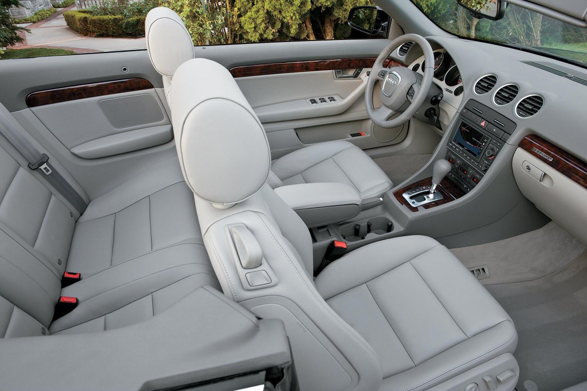 Ауди а4 кабриолет салон