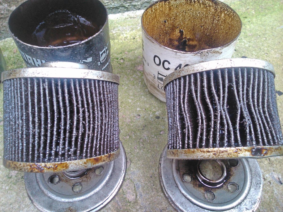 Разрезаем масляный фильтр