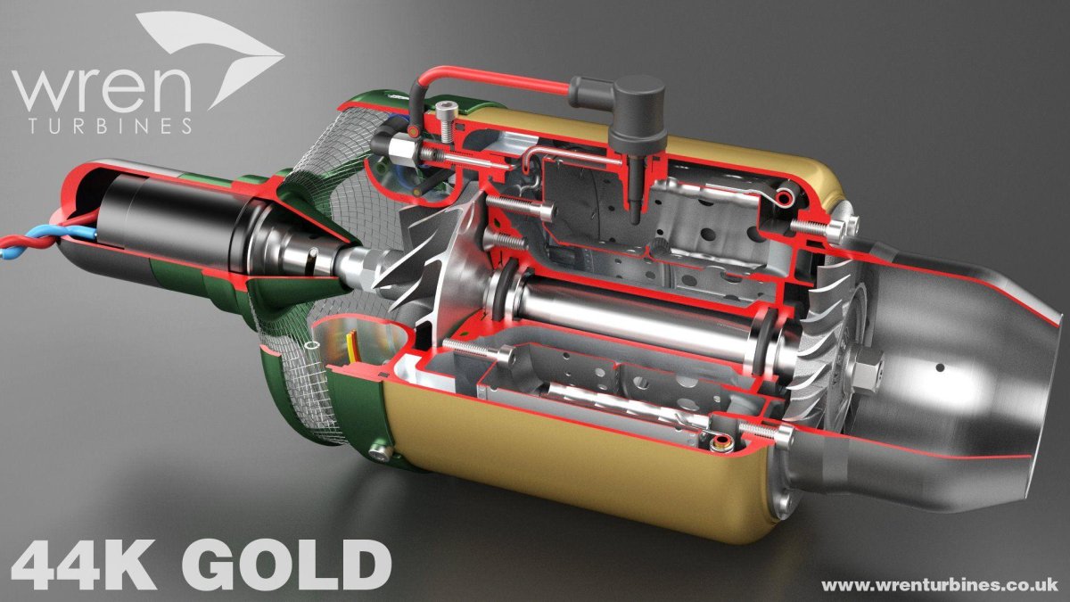 Мини реактивный двигатель JETCAT P-100