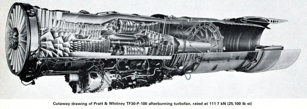 Pratt &amp; Whitney TF-30-P-100