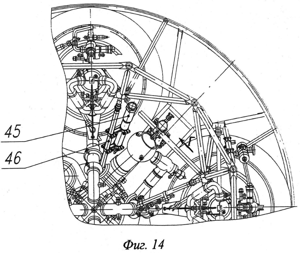 Чертёж двигатель ЖРД рд0146д