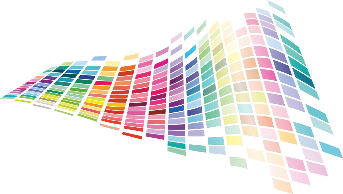 Палитра с красками на прозрачном фоне