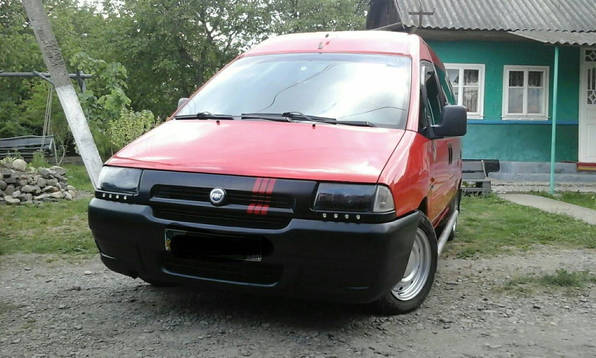 Fiat Scudo без бампера