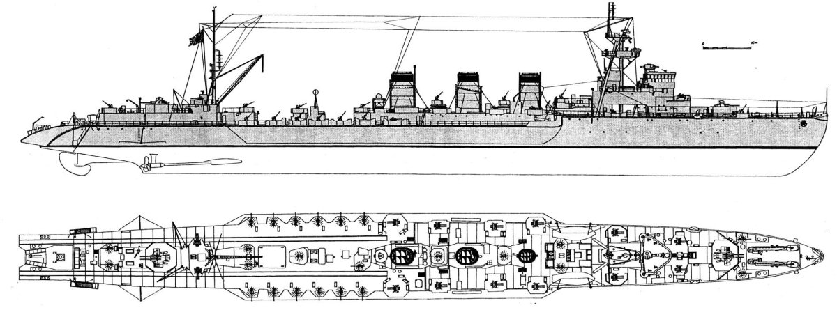 Японский торпедный крейсер Китаками