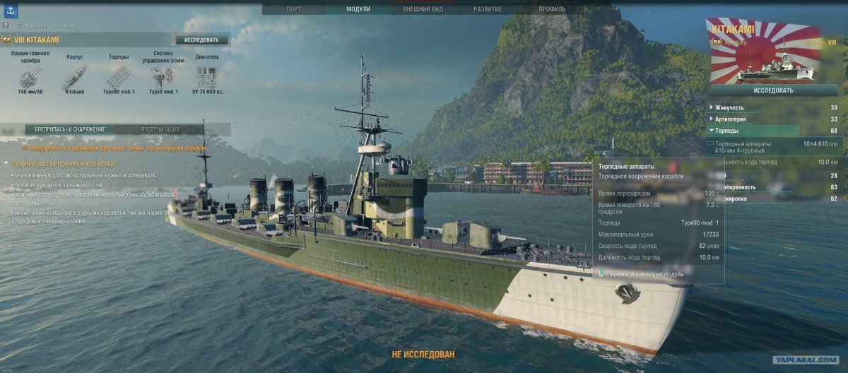 Китаками эсминец