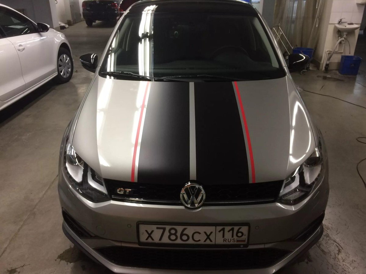 Полосы на VW Polo sedan gt