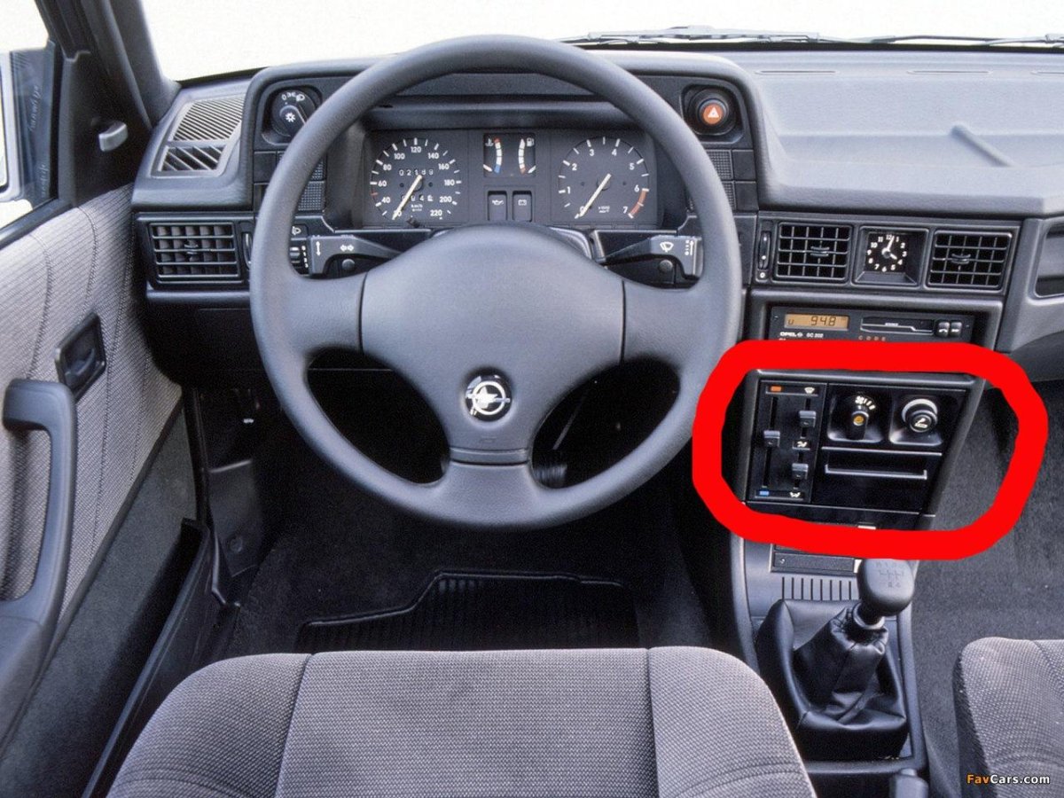 Opel Kadett e Interior