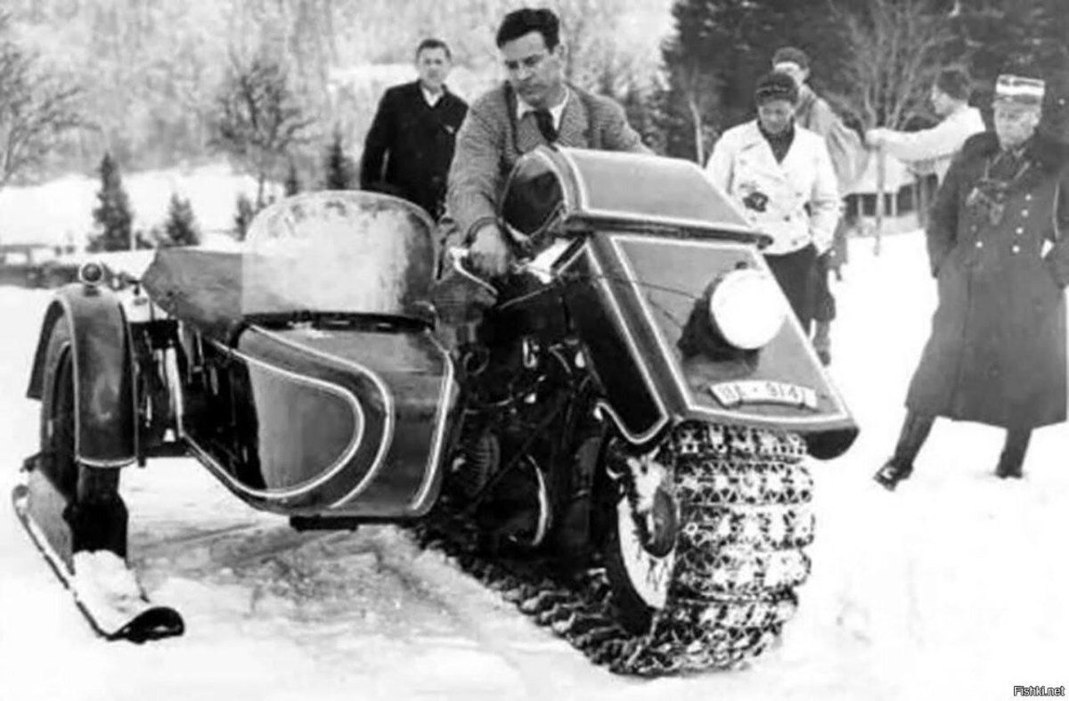 Снегоход BMW Schneekrad 1936