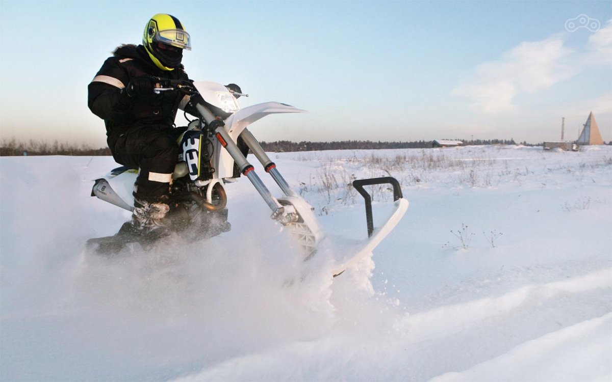 Велосипед снегоход
