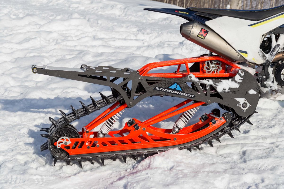 Сноубайк гусеница