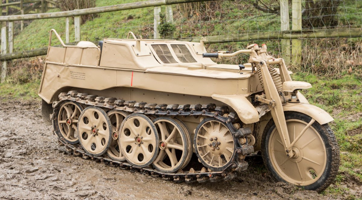 Гусеничный мотоцикл SDKFZ 2