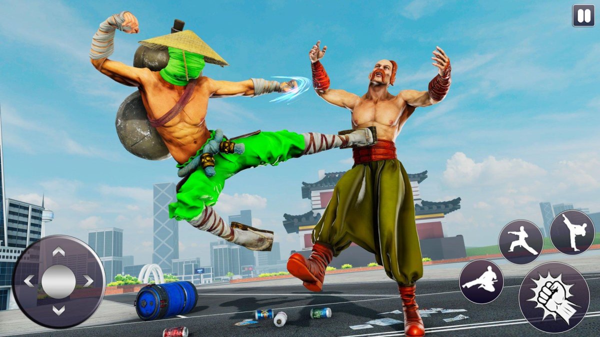 Андроид уличный бой герой кунг-фу