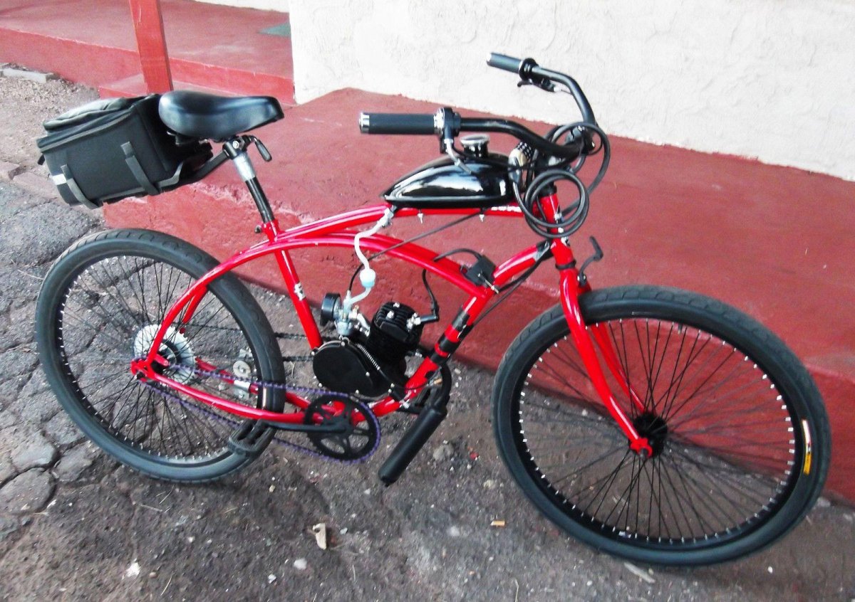 Мотовелосипед с мотором ф 80