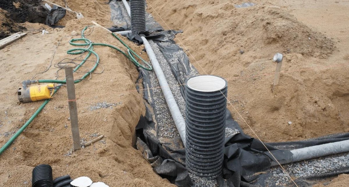 Система дренажа фундамента